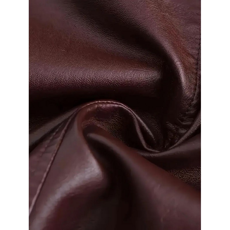 Mens Vintage Faux Leather Jacket CF2168935Bx