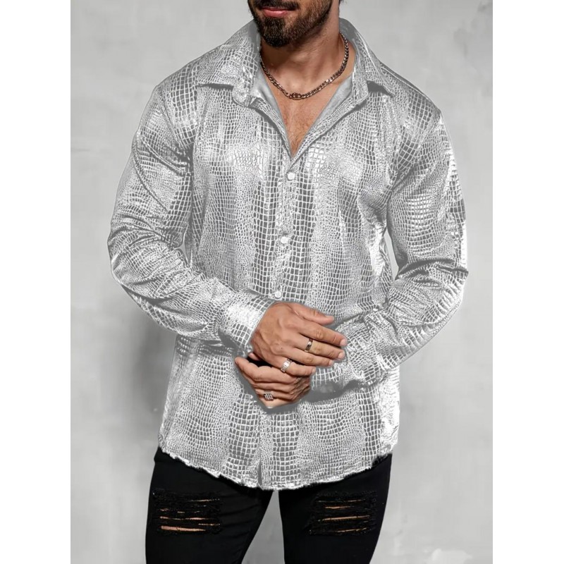 PU Urban Long Sleeve Mens Shirt AK5097847