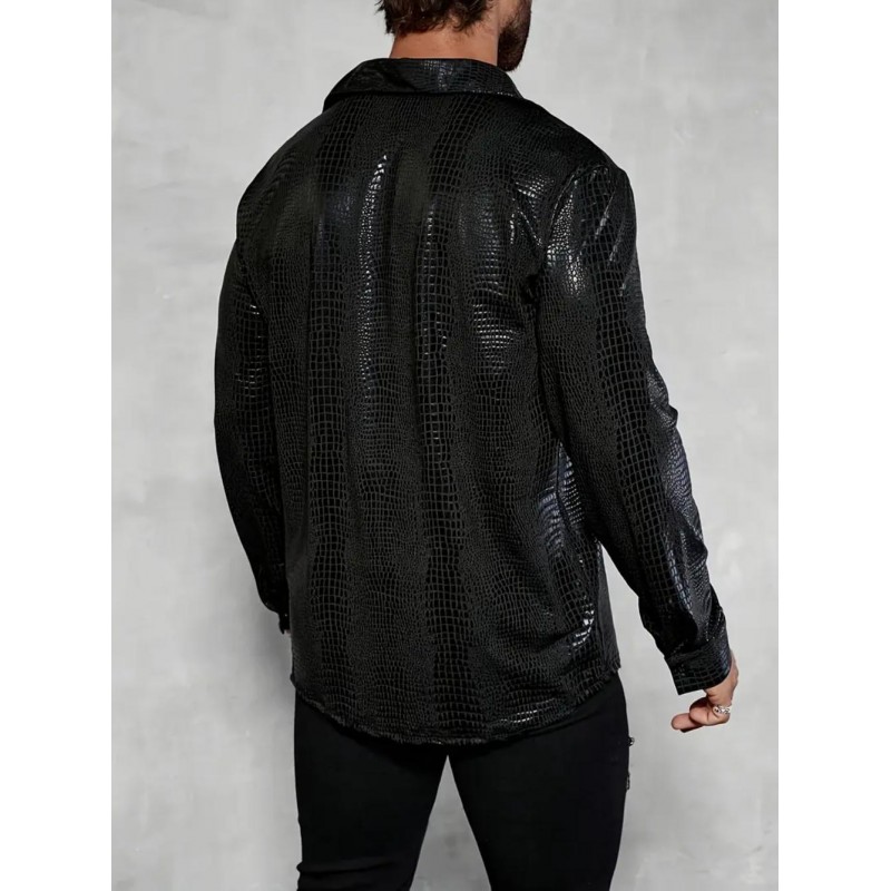 PU Urban Long Sleeve Mens Shirt VF1221939