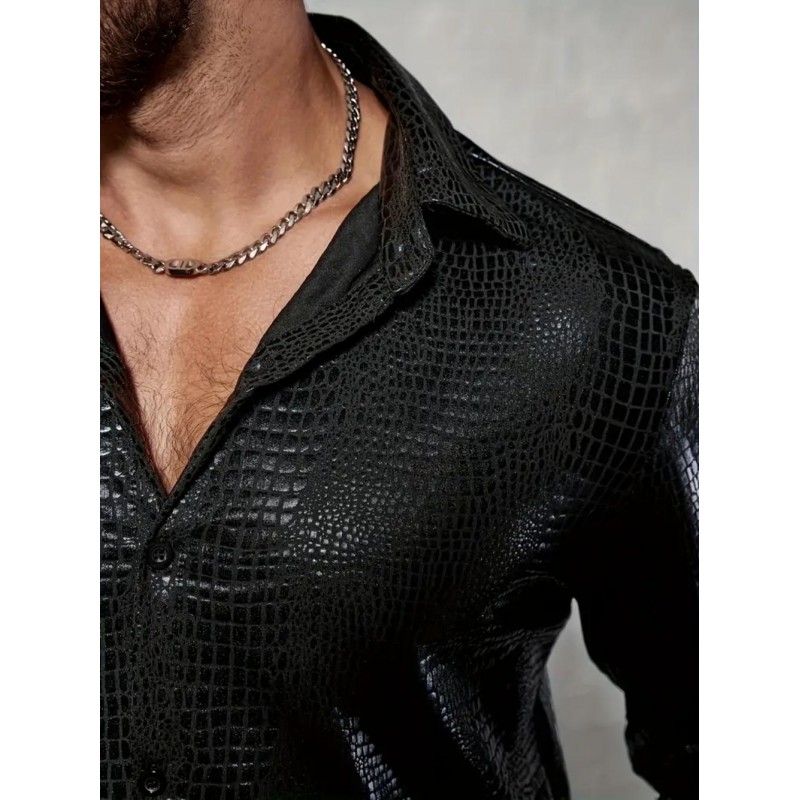 PU Urban Long Sleeve Mens Shirt VF1221939