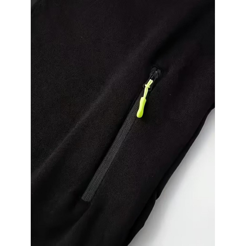 Casual Sports Hooded Zip-Up Outfit Set NK7721163Ch