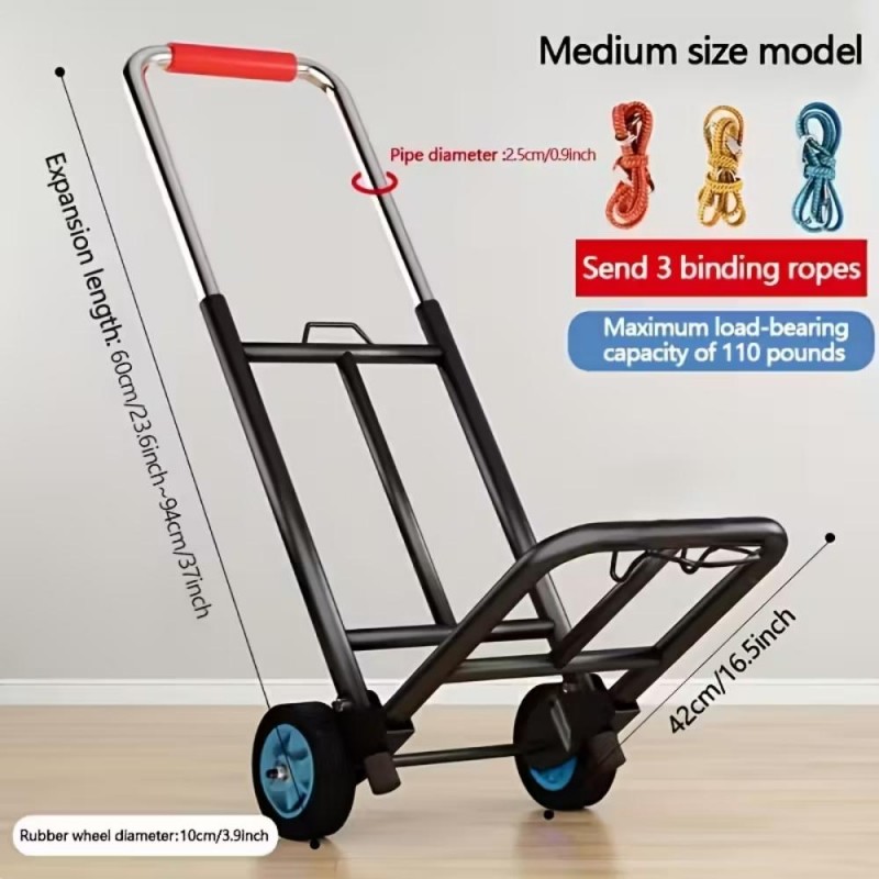 Foldable Hand Truck with Wheels AN697834