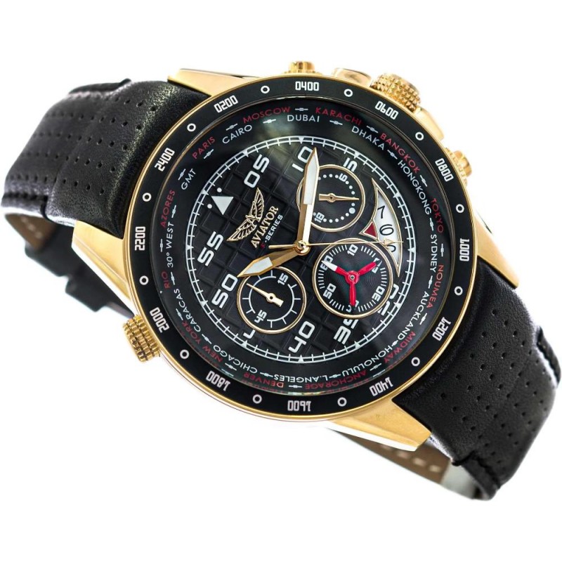Aviator mens watch Chronograph AVW7770D116