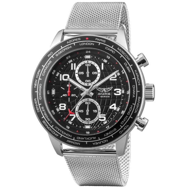 Aviator mens watch Chronograph AVW79886G407