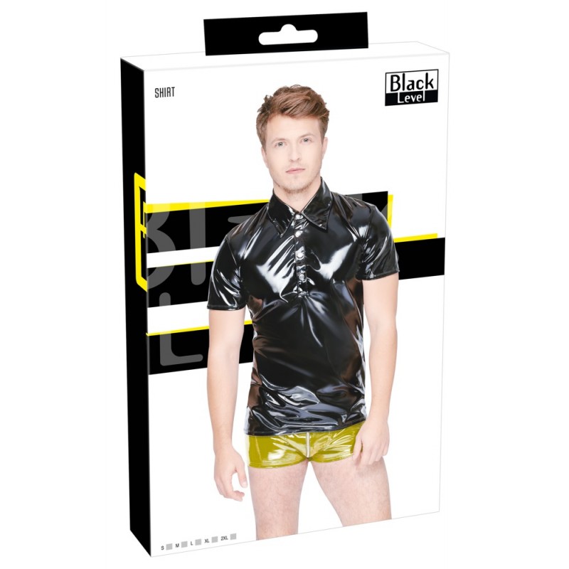 Black Level Vinyl Polo Shirt 28905181742B