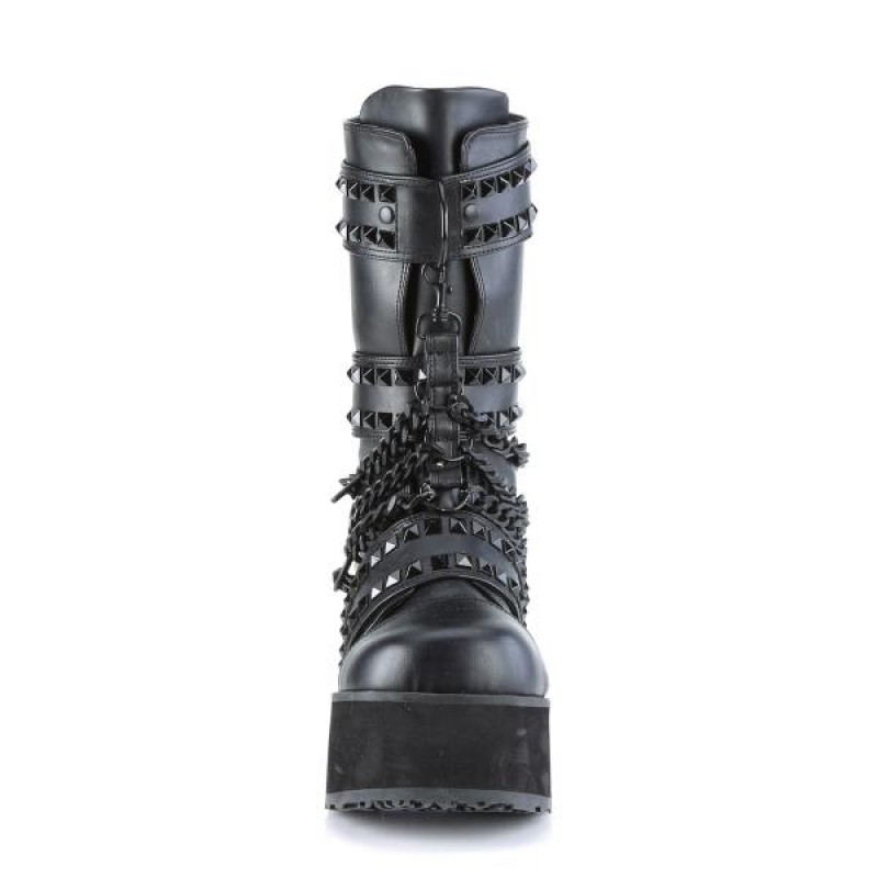 Demonia mid-calf boot TRASHVILLE-138 TRA138/BVL-E