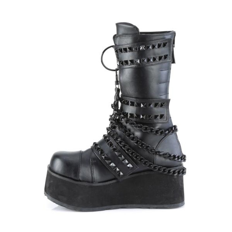 Demonia mid-calf boot TRASHVILLE-138 TRA138/BVL-E