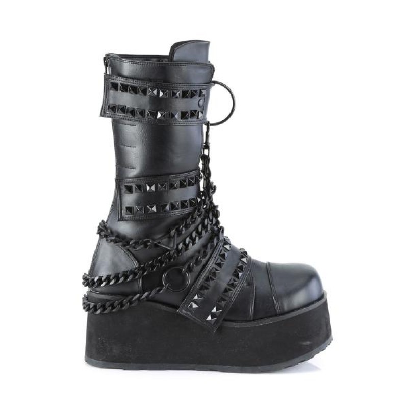 Demonia mid-calf boot TRASHVILLE-138 TRA138/BVL-E