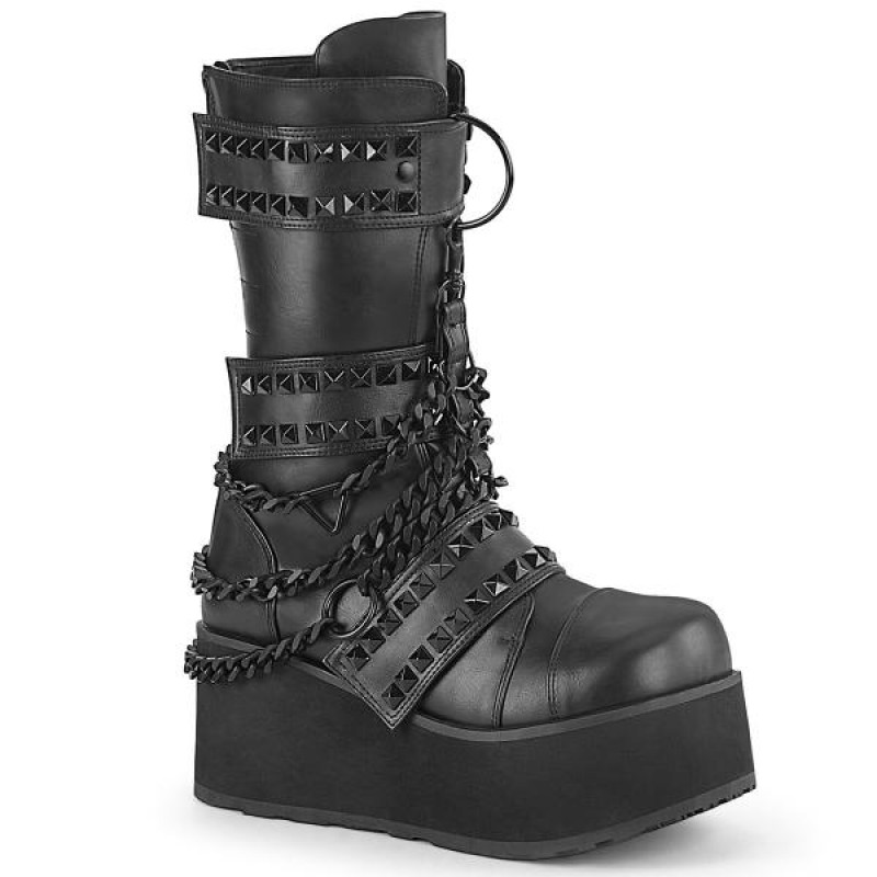 Demonia mid-calf boot TRASHVILLE-138 TRA138/BVL-E