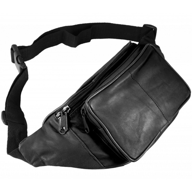 Leonardo Verrelli leather hip bag 3900041-001B
