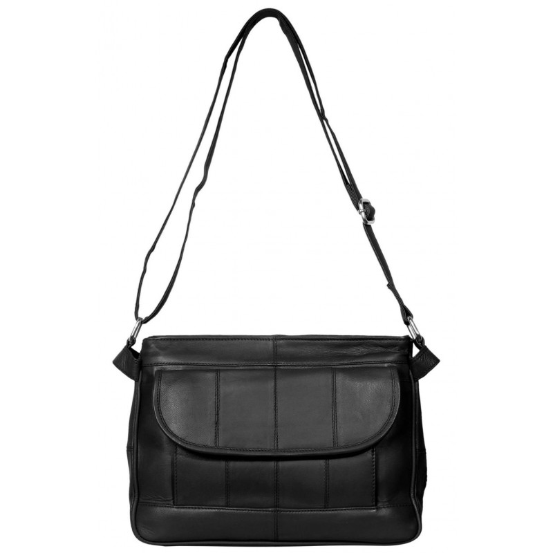 Leonardo Verrelli Silvi Leather Shoulder Bag 3900030-001