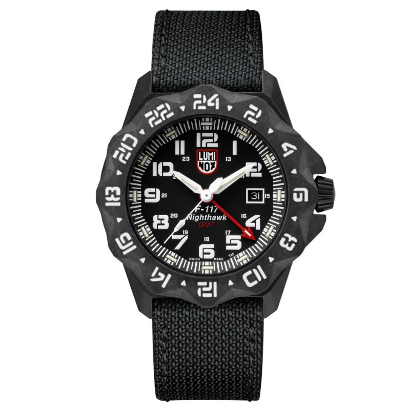 Luminox F-117 Nighthawk GMT Pilot Mens Watch XA.64...