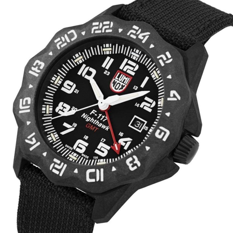 Luminox F-117 Nighthawk GMT Pilot Mens Watch XA.6441