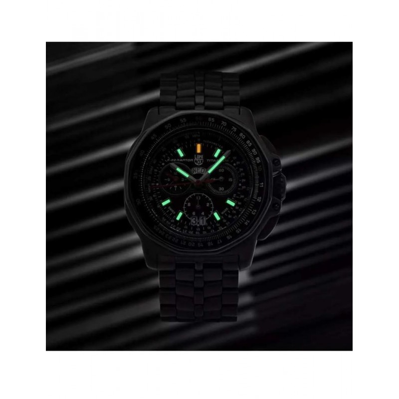 Luminox F-22 Raptor Mens Watch Titanium Chronograph XA.9272