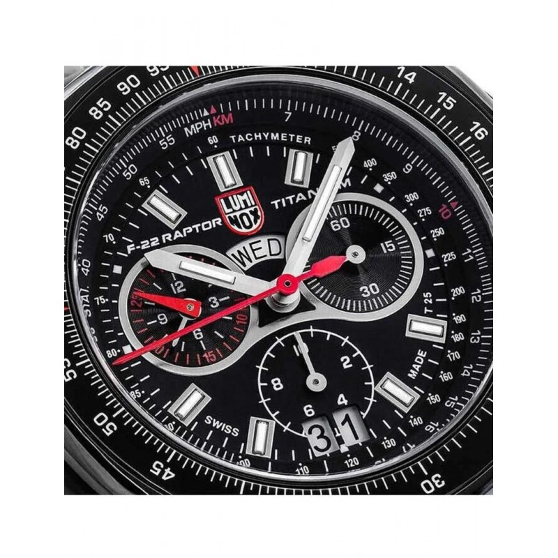 Luminox F-22 Raptor Mens Watch Titanium Chronograph XA.9272