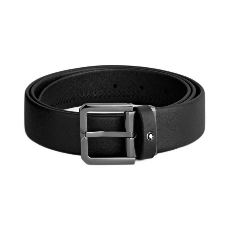 Montblanc Square Pin Buckle Mens Belt 199648B