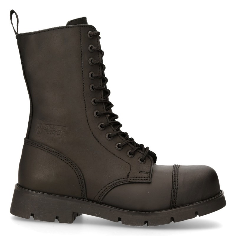 New Rock Black Ranger Ankle Boots M-RANGER112MT-S1