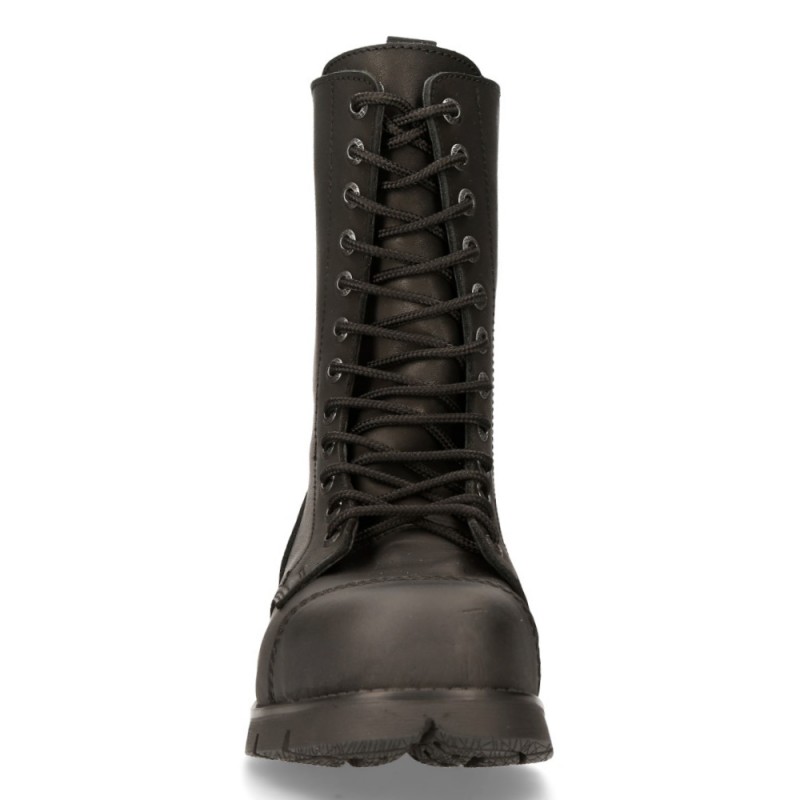 New Rock Black Ranger Ankle Boots M-RANGER112MT-S1