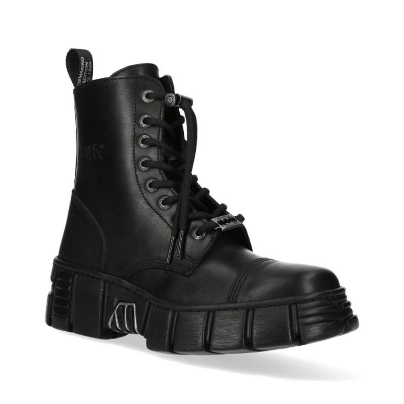 New Rock Ankle Boots M-WALL083CCT-S7