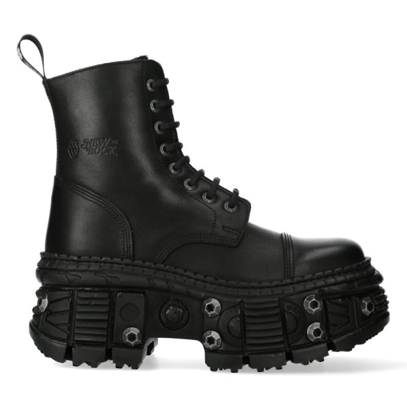 New Rock Ankle Boots M-WALL083C-S7