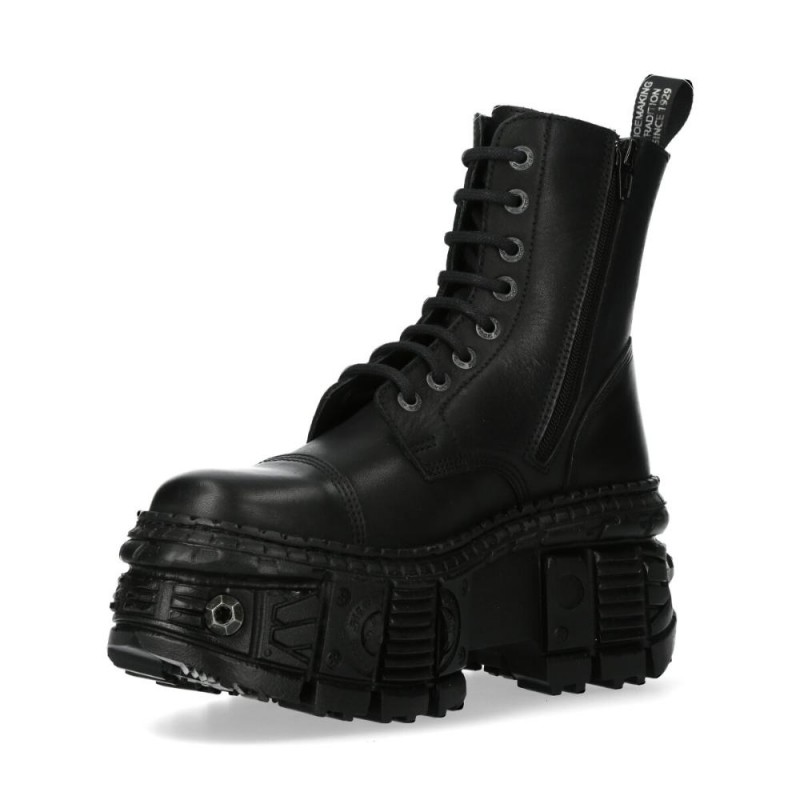 New Rock Ankle Boots M-WALL083C-S7