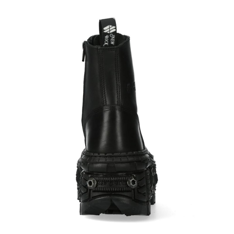 New Rock Ankle Boots M-WALL083C-S7