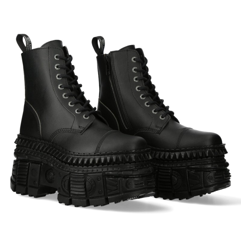 New Rock Ankle Boots M-WALL083C-V1