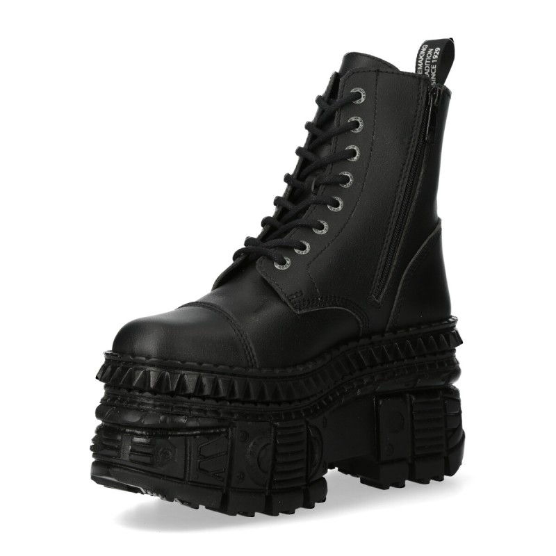 New Rock Ankle Boots M-WALL083C-V1
