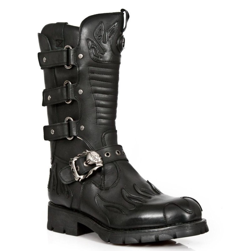 New Rock Motorcycle Boots M-7603-C2