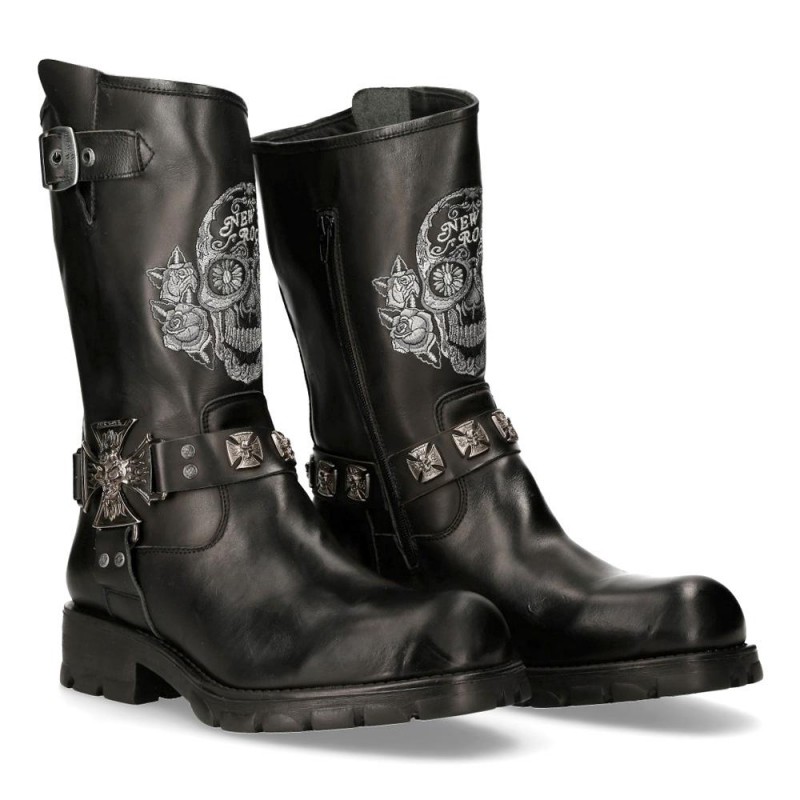 New Rock Motorcycle Boots M-7622-C2