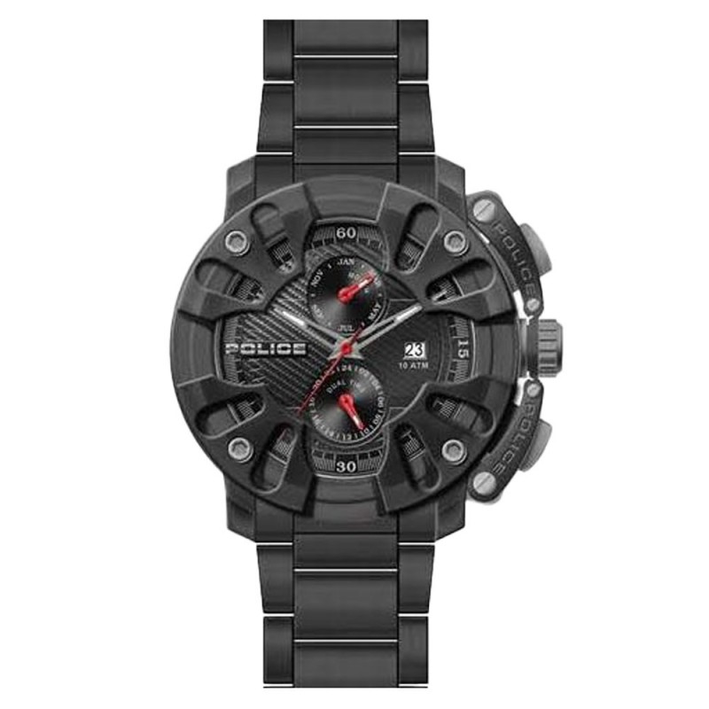 Police Protector Mens Watch Dualtimer PL.13806JSB/...