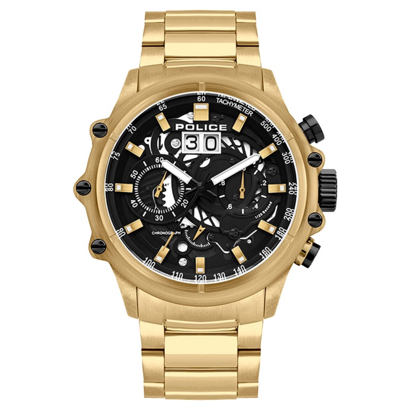 Police Luang Chronograph Mens Watch PL.16018JSG/02...