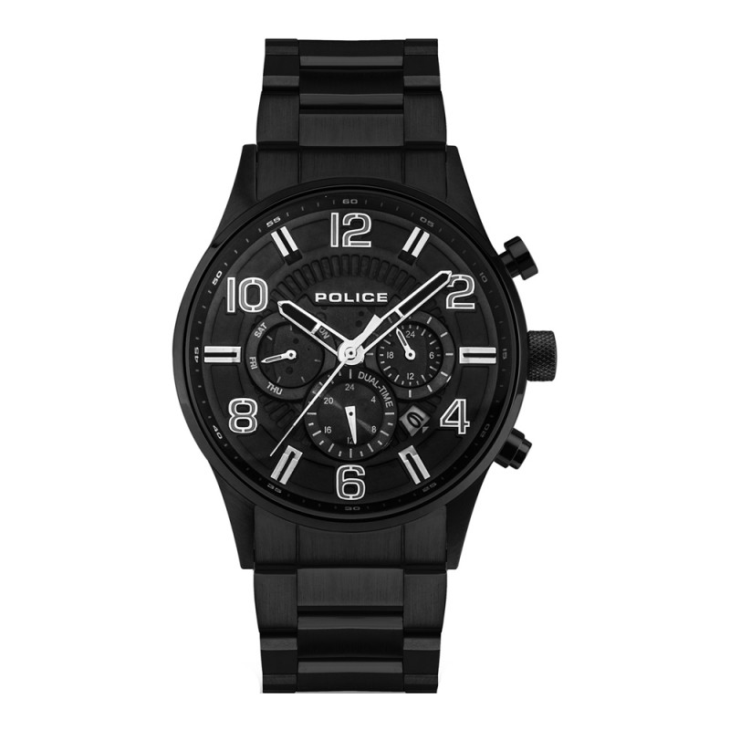 Police Addis Dualtimer Mens Watch Multifunctional ...