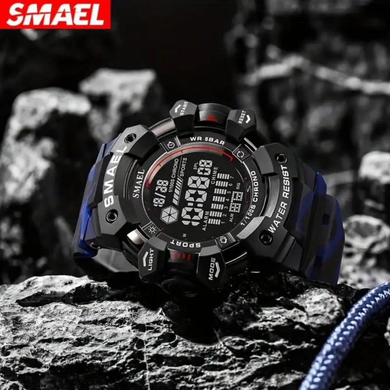 SMAEL Sports Digital Watch Multifunctional UM42439