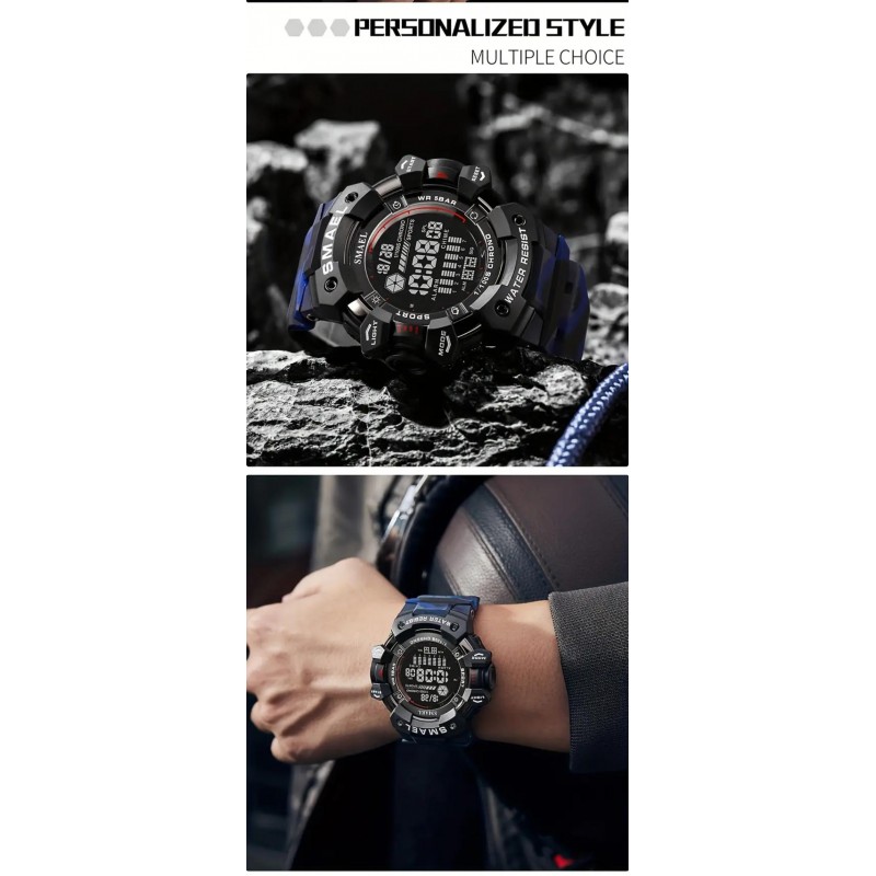SMAEL Sports Digital Watch Multifunctional UM42439