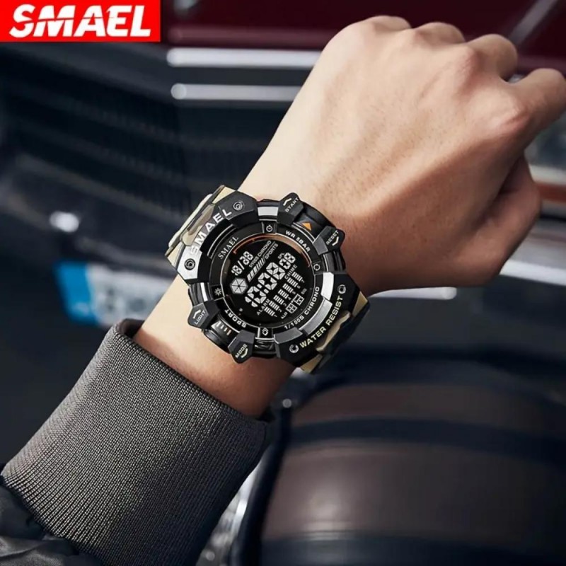 SMAEL Sports Digital Watch Multifunctional UM42439
