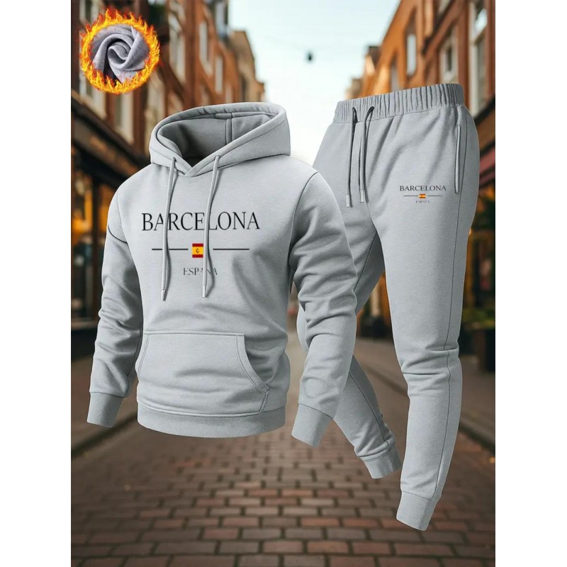 Barcelona Hooded Sweatshirt LR7102802Gy